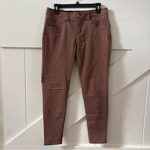 Democracy Ab Technology Skinny Jeans Womens Size 6 Pink Rose Color Stretch
